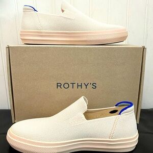 New in the box. Never worn. Rothy’s City Slip On Pink.